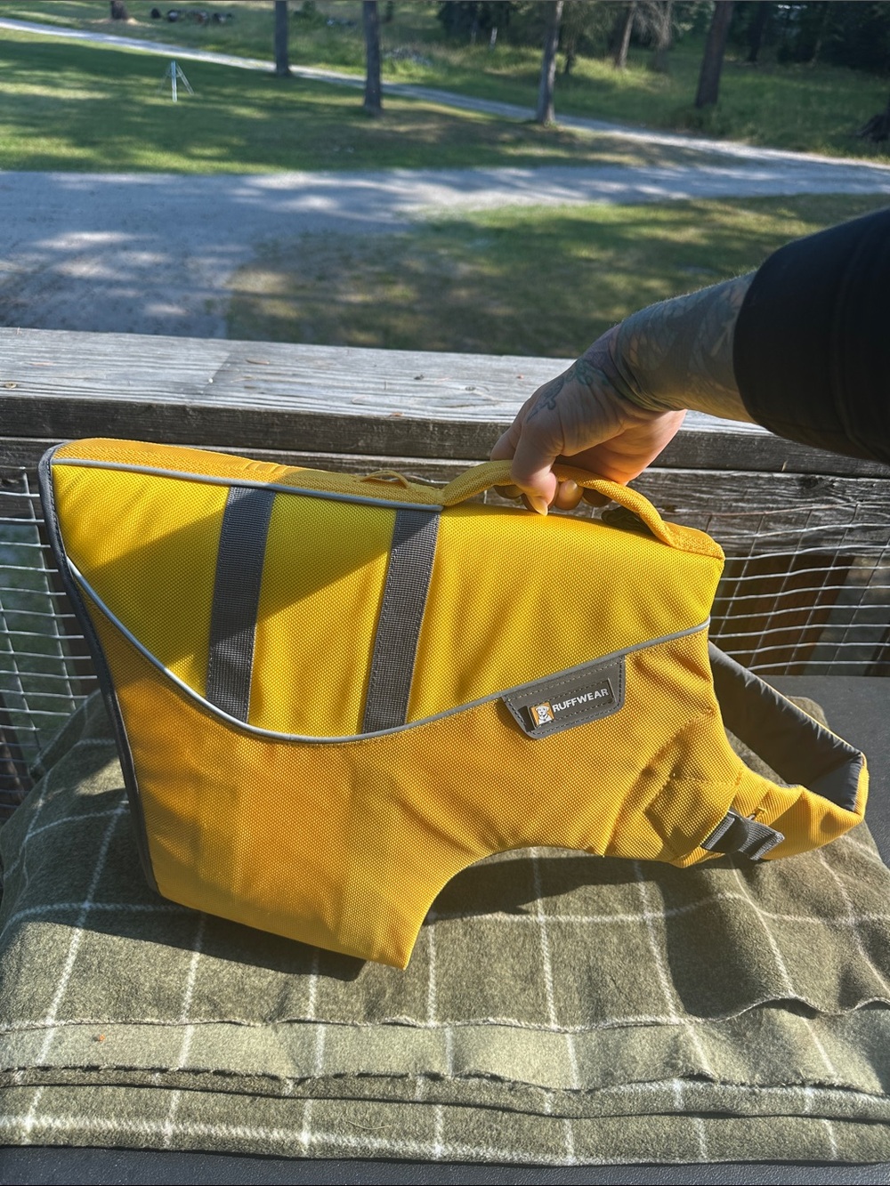 Ruffwear Float Coat Dog Life Jacket L Yellow 💛 Like New! NWOT - Picture 7 of 10